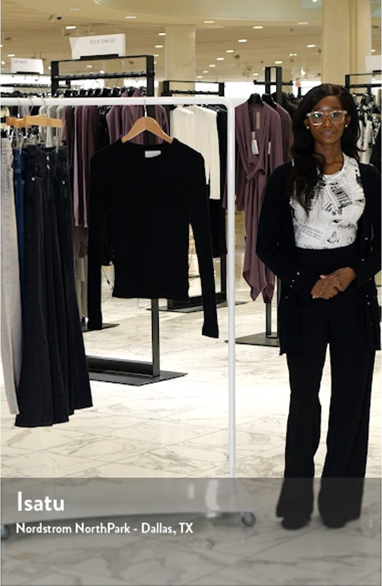 Bina Rib Crewneck Sweater, sales video thumbnail