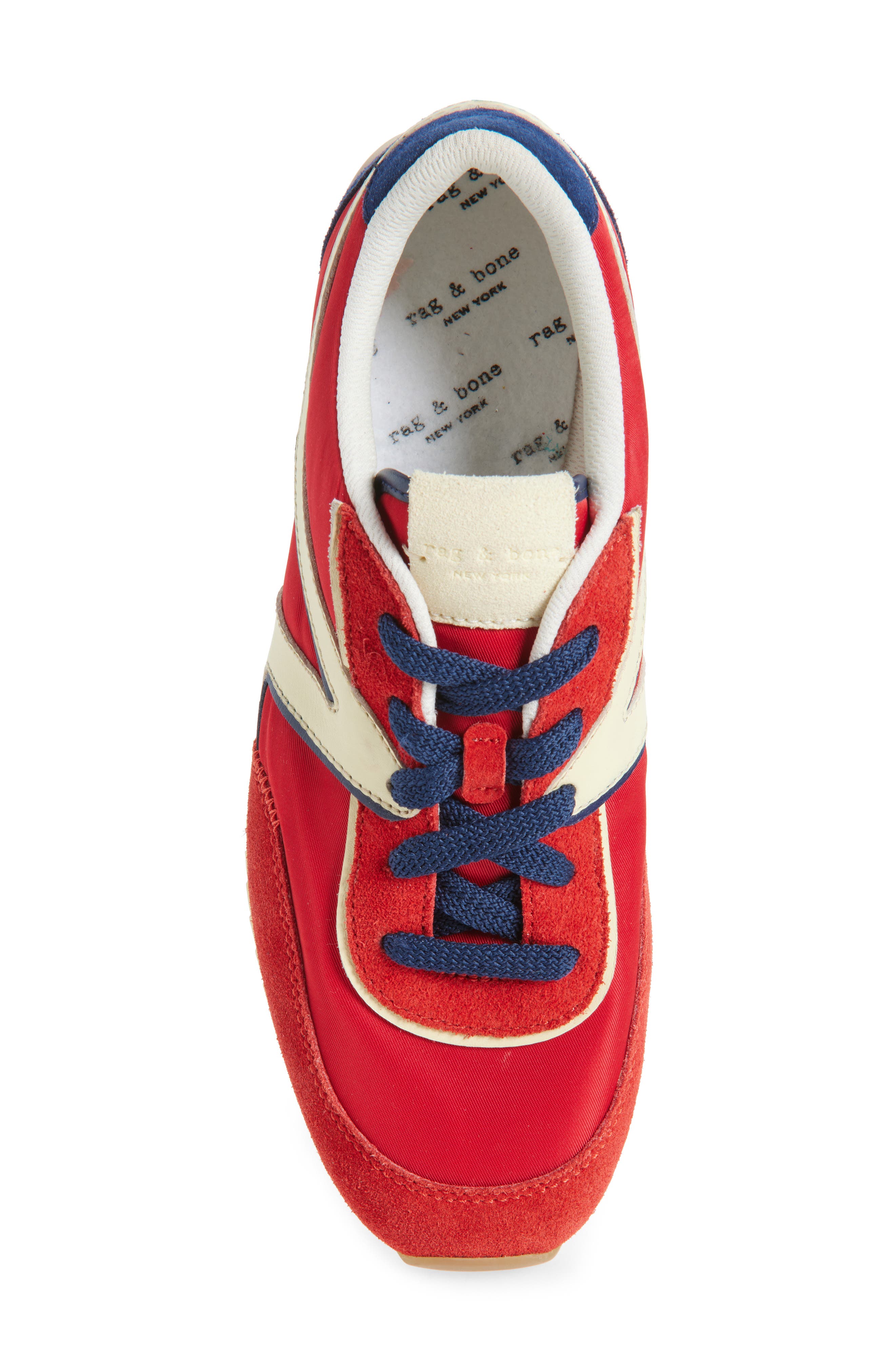 Retro Trainer, Alternate, color, RED