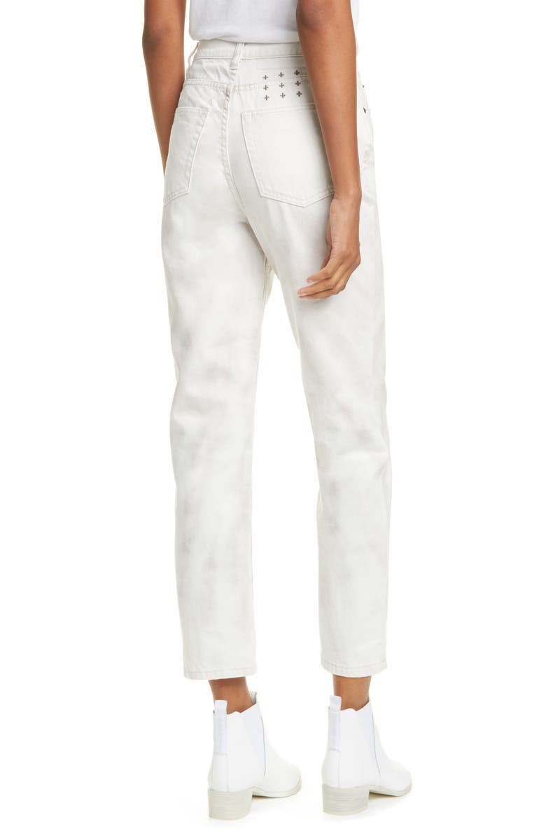 Ksubi Chlo Tie Dye High Waist Ankle Straight Leg Jeans, Alternate, color, 