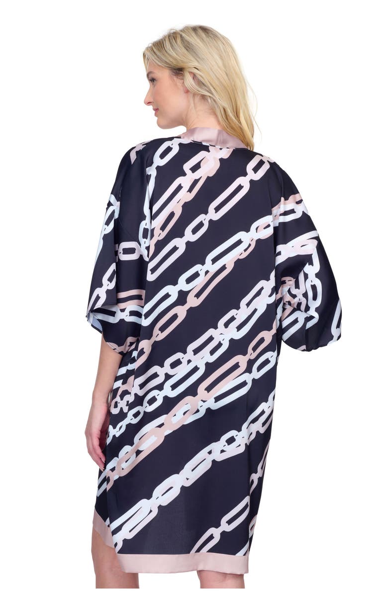 Gottex Bejeweled Flutter Sleeve Robe With Tie, Alternate, color, 