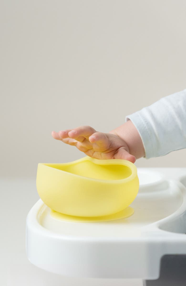 Olababy Stay-Put Bowls & Plates Set, Alternate, color, Kiwi/ Lemon