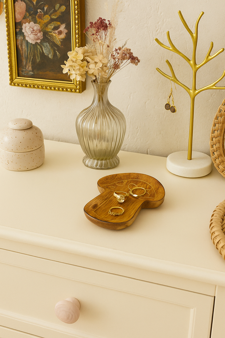 Drishti Mushroom Trinket Dish, Alternate, color, Natural