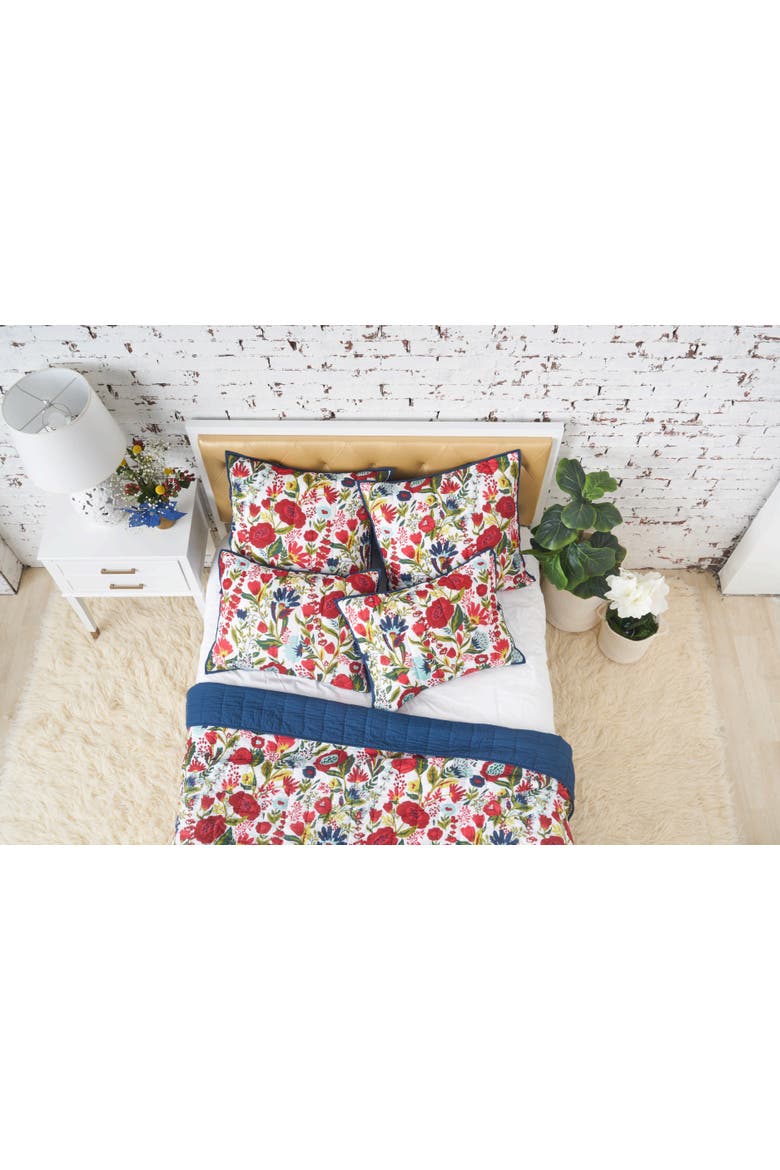 Bella Winter Bedding Single Quilt, Alternate, color, Red