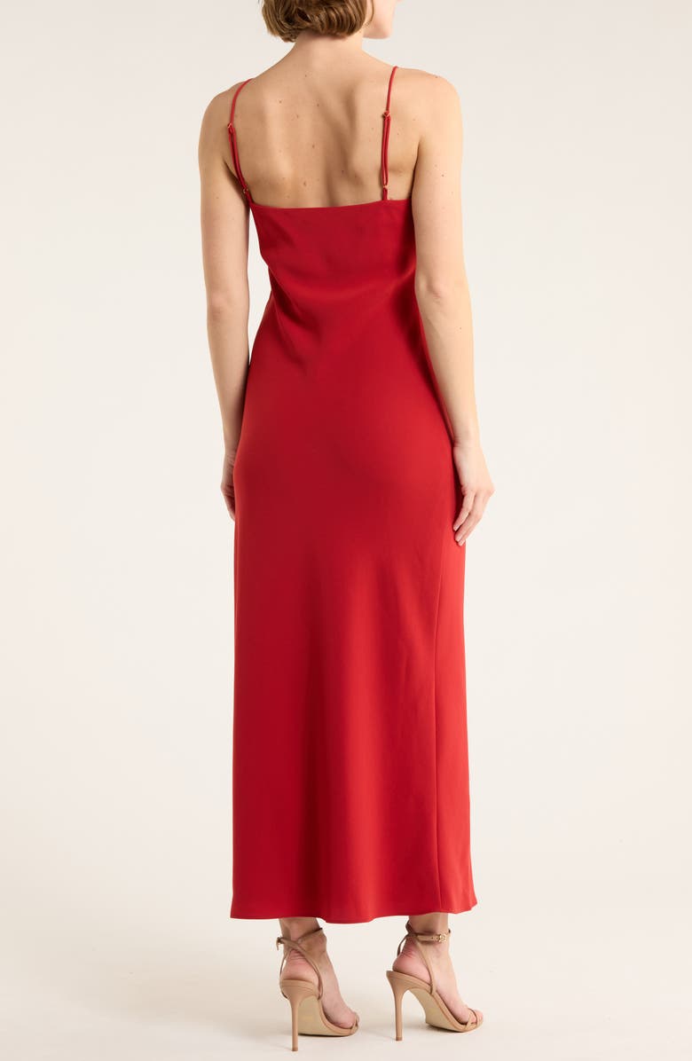 Veronica Beard Mavis Maxi Dress, Alternate, color, Crimson