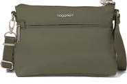 BAGGALLINI Securtex Anti-Theft Memento Crossbody Bag