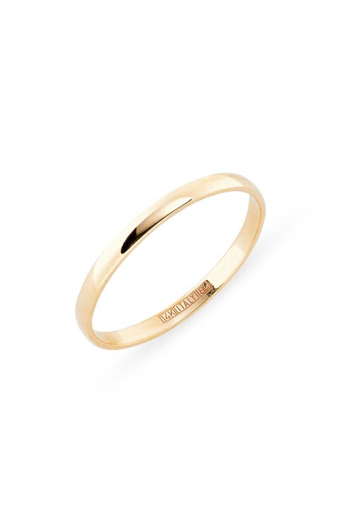14K Gold Everyday Smooth Band Ring