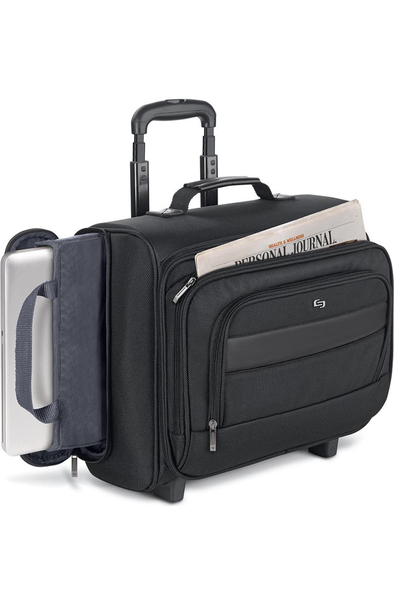 SOLO NEW YORK Columbus Overnighter Trolley Suitcase, Alternate, color,