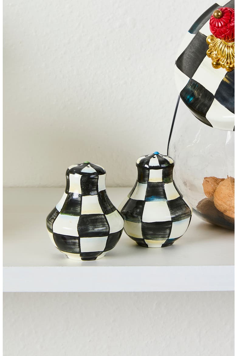 Courtly Check Salt & Pepper Shaker Set, Alternate, color, COURTLY