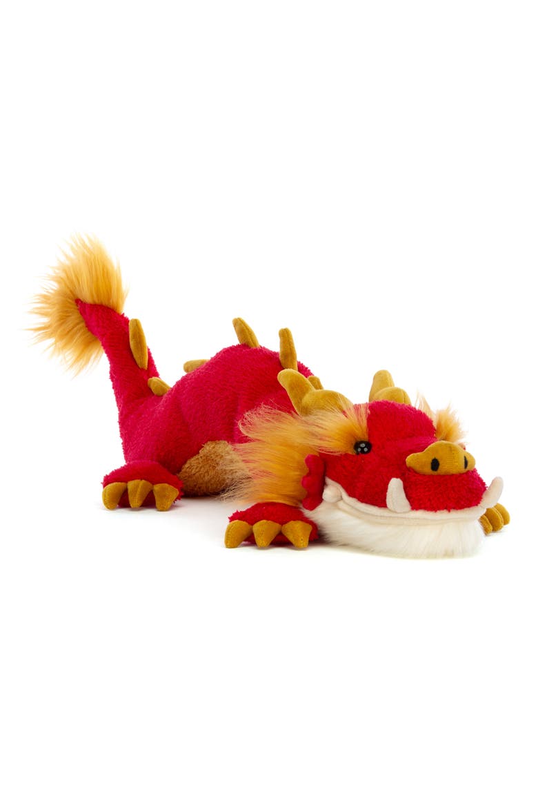 Festival Dragon Stuffed Animal, Main, color, RED MULTI