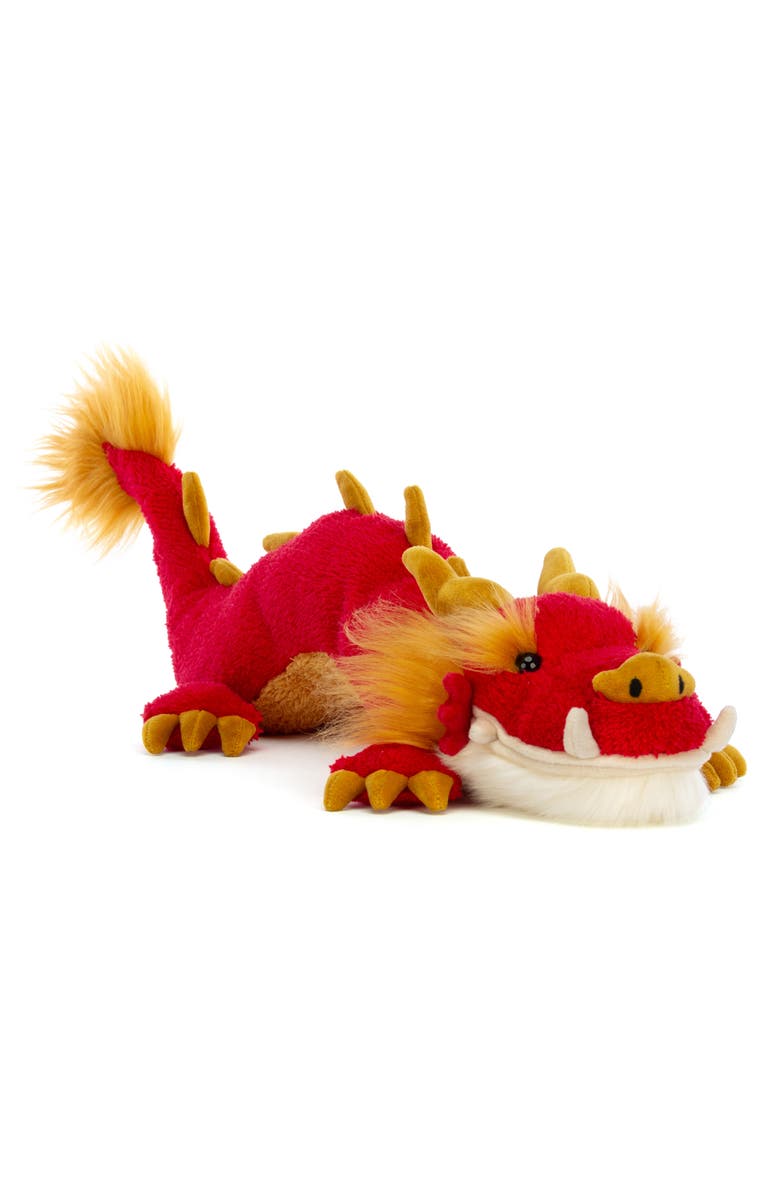 Jellycat Festival Dragon Stuffed Animal, Main, color, 
