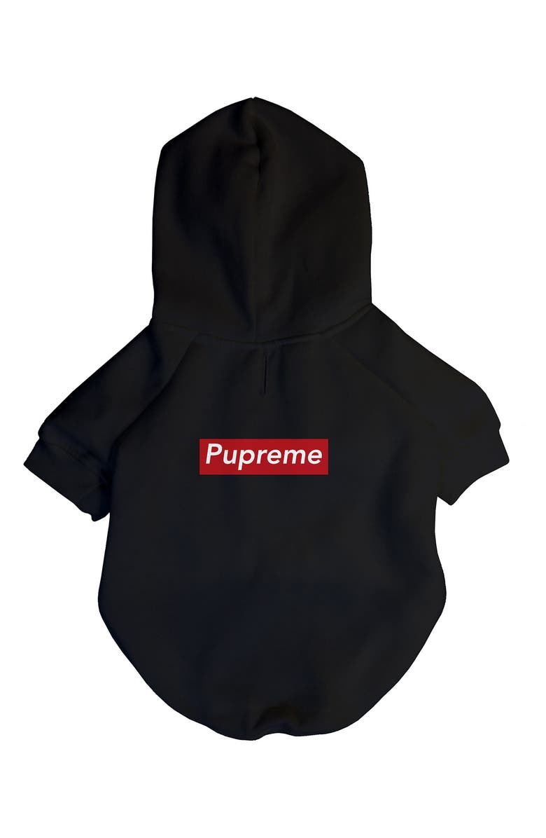 Fresh Pawz Pupreme Box Logo Hoodie, Main, color, 