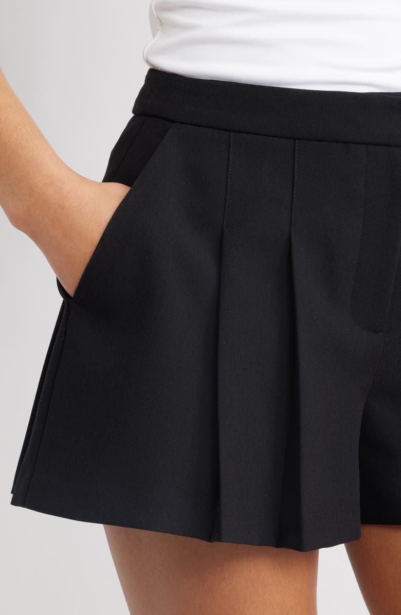 Open Edit The Icon Pleated Shorts, Alternate, color, Black