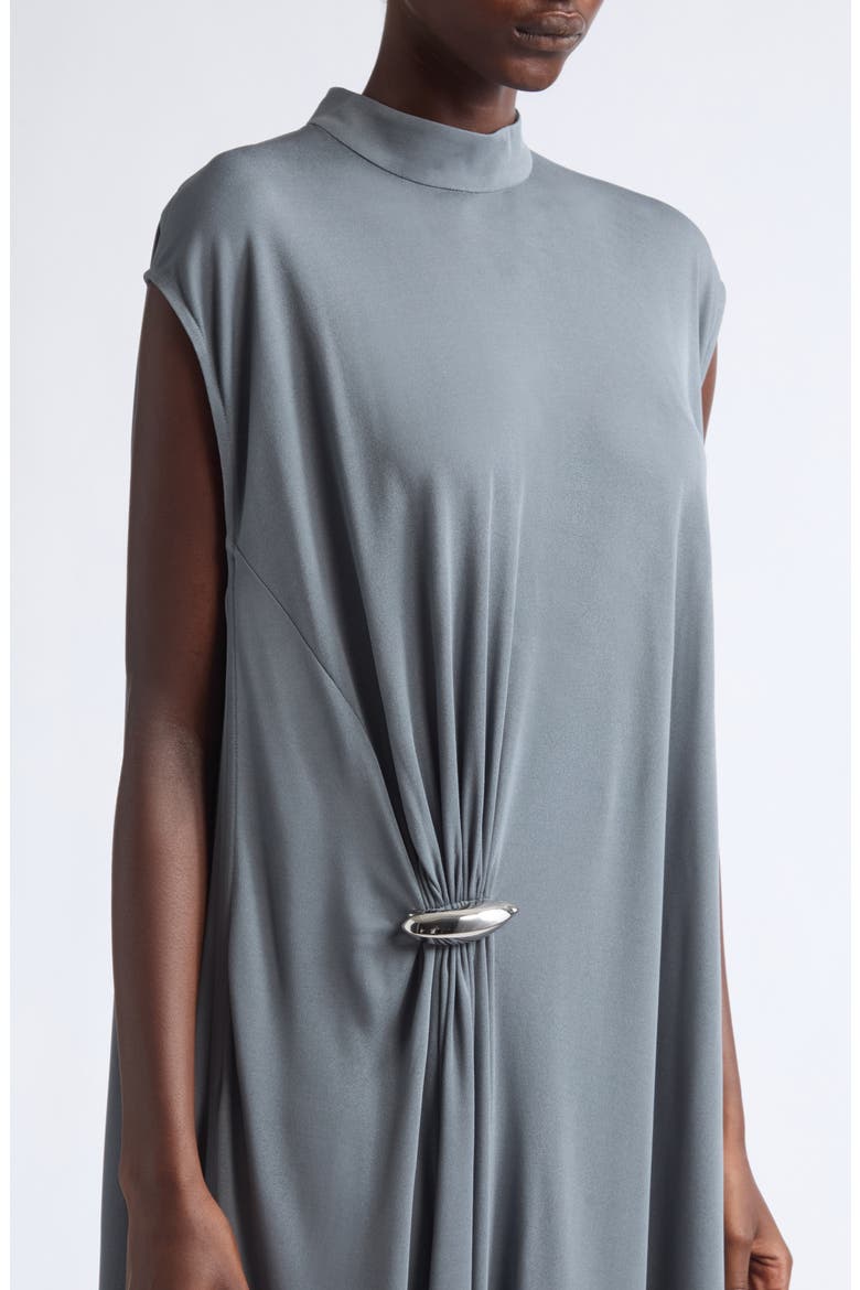 Embellished Crepe Jersey Maxi Dress, Alternate, color, 1379 HARBOR GREY
