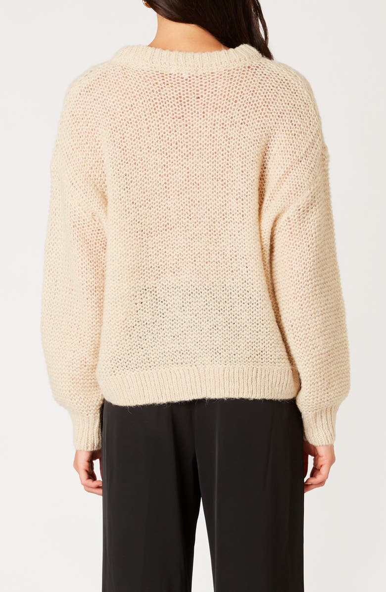 Nia Paolo Sweater, Alternate, color, Stone