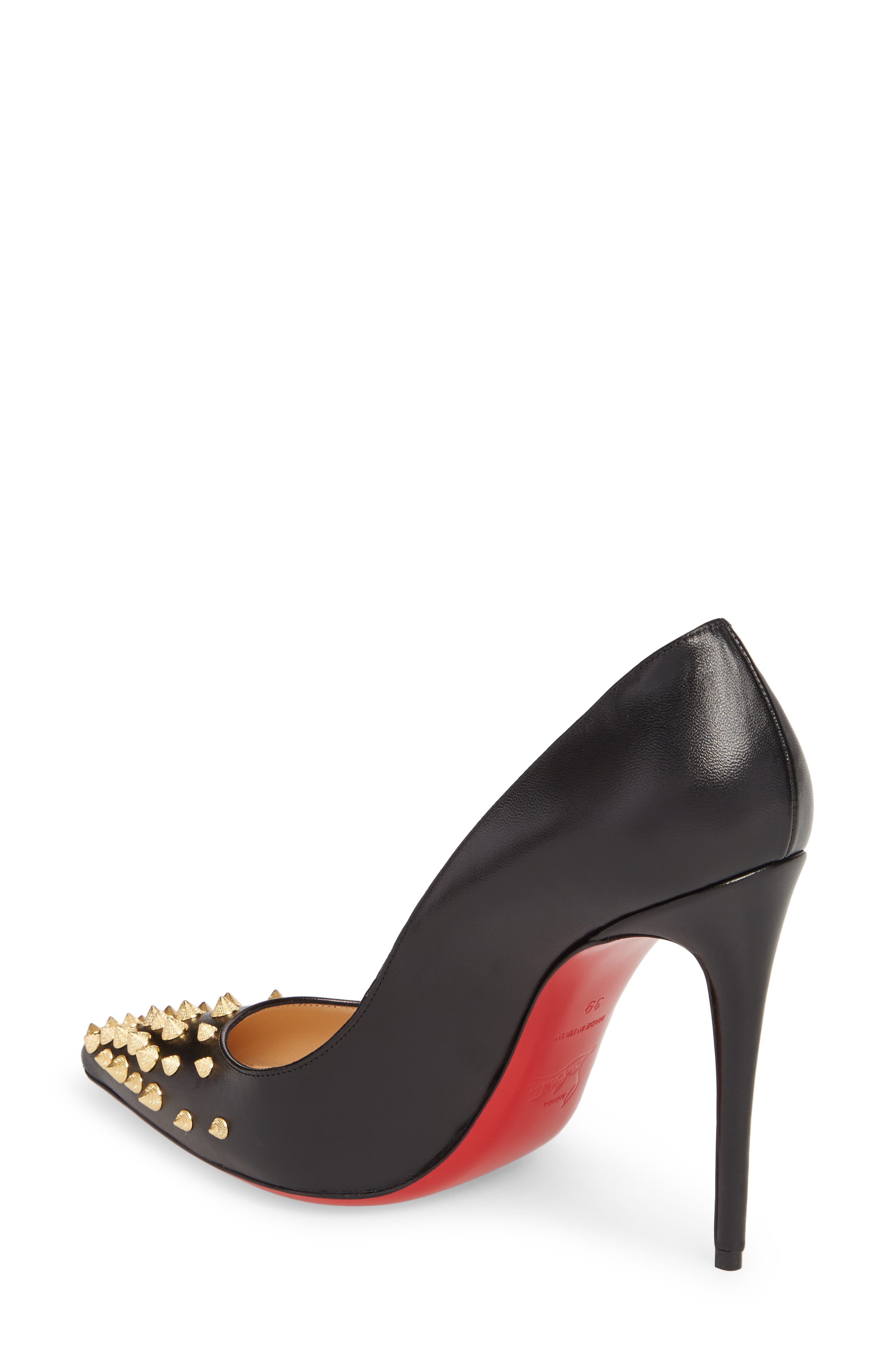 Christian Louboutin Spikyshell Pump, Alternate, color, 
