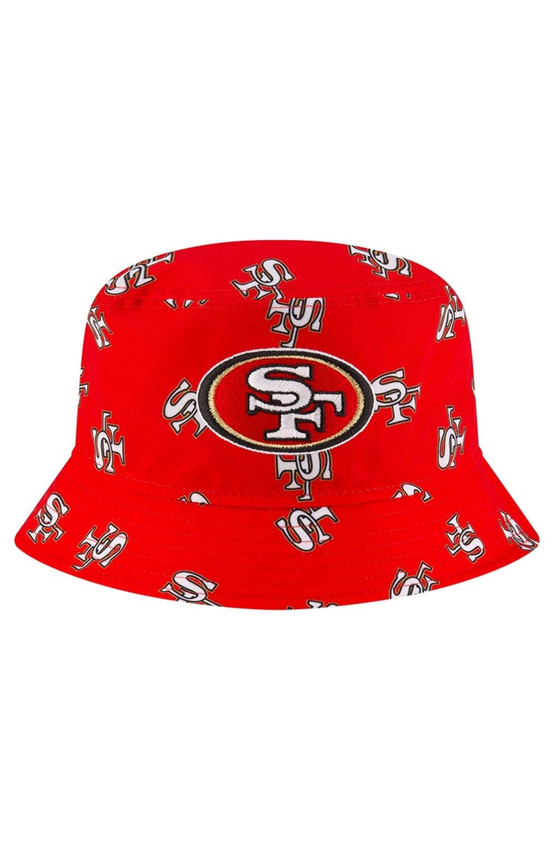 New Era Men's New Era Scarlet San Francisco 49ers City Originals Bucket Hat, Alternate, color, 