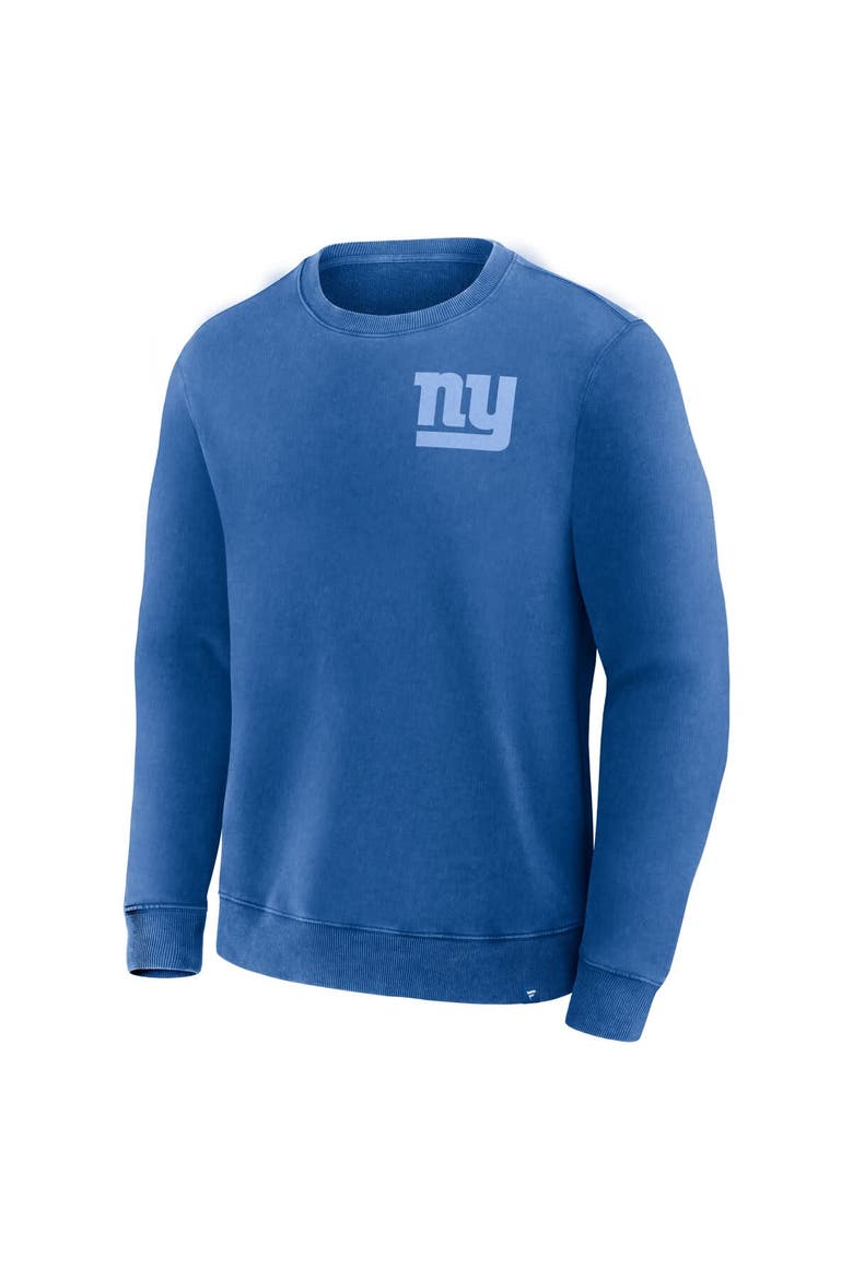 Men's Fanatics Royal New York Giants Deep Route Pullover Sweatshirt, Alternate, color, Royal