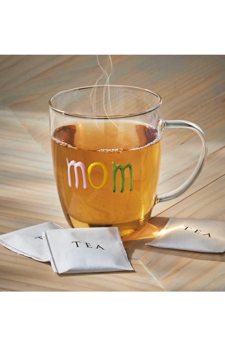 tag Everyday Mom Borosilicate Glass Mug Multi 20 oz 5.31x3.66x4.33 in, Alternate, color, Multicolored