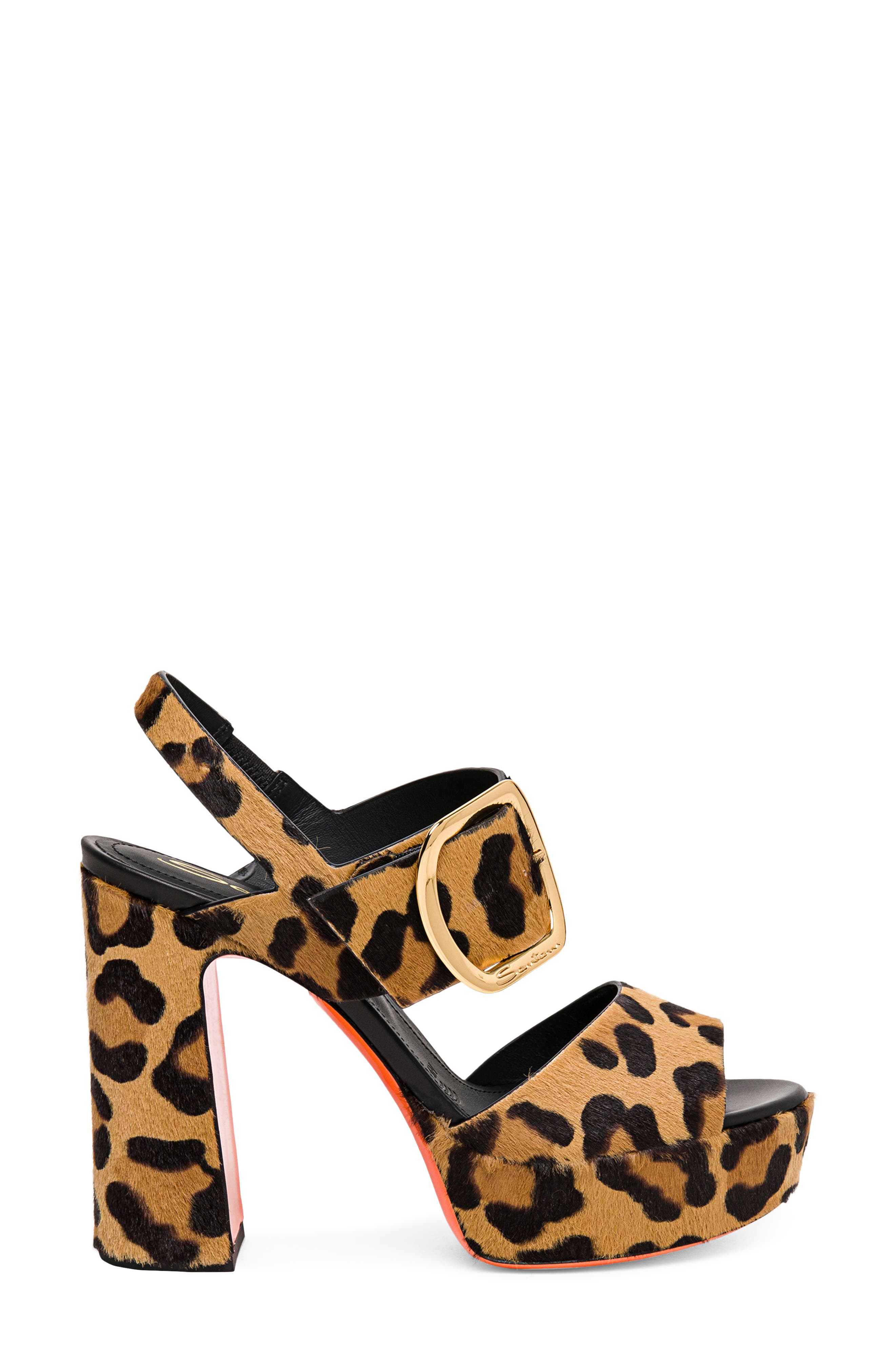 Santoni Bruxel Slingback Platform Sandal, Alternate, color, 