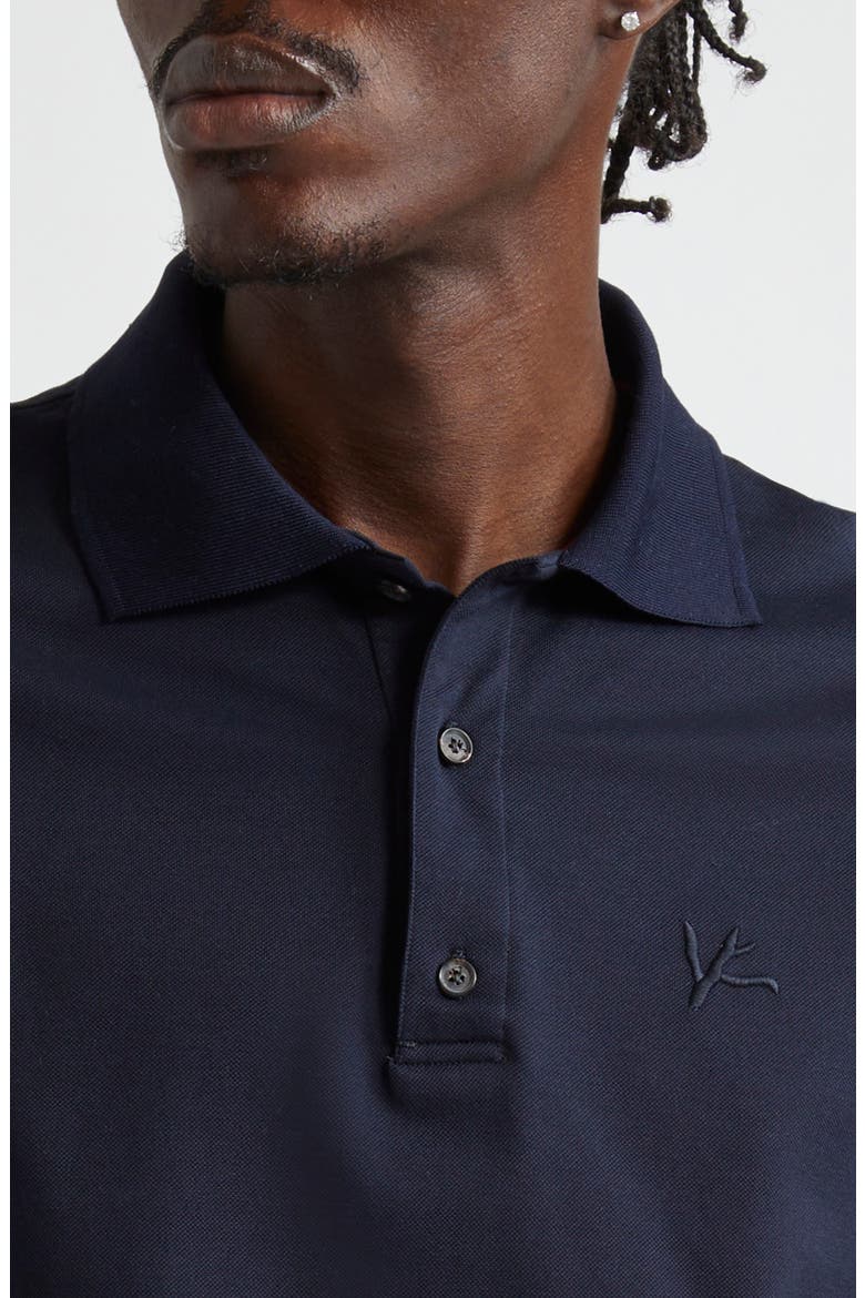 The Logo Polo, Alternate, color, NAVY
