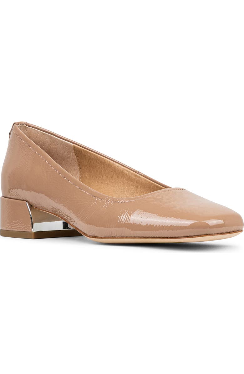 Donald Pliner Block Heel Pump, Main, color, Buff
