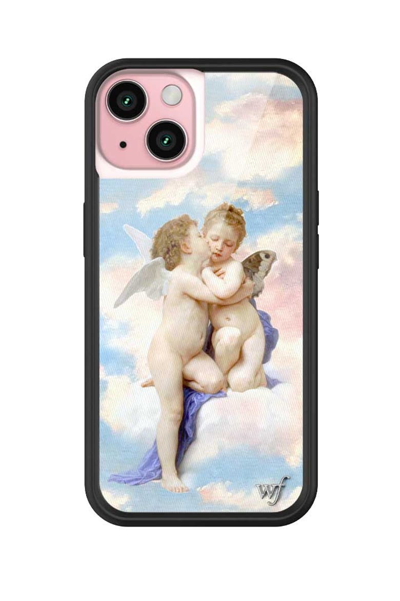 Angels iPhone Case, Alternate, color, Blue