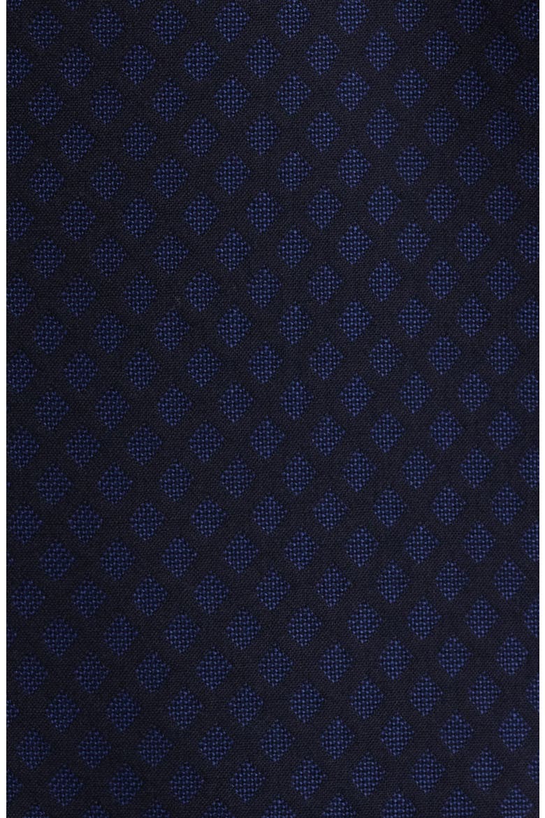 Ethan Diamond Jacquard Wool Dinner Jacket, Alternate, color, NAVY