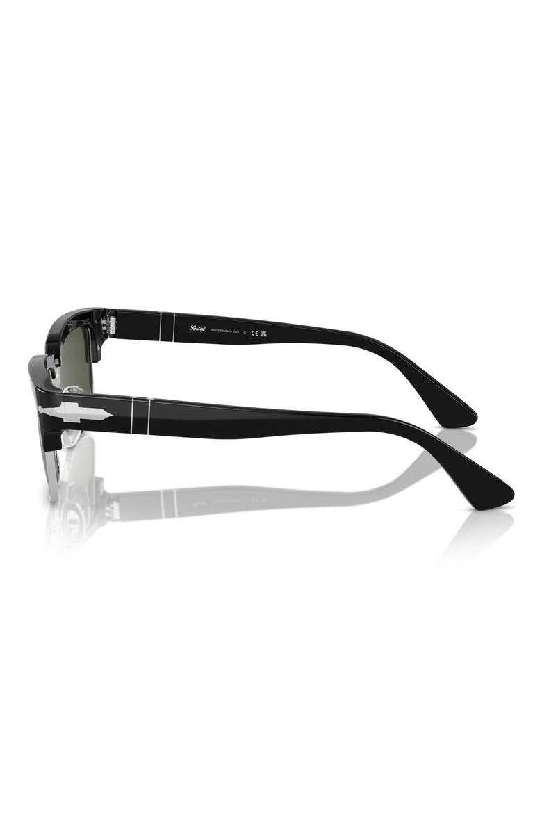56mm Rectangular Sunglasses, Alternate, color, BLACK GREEN