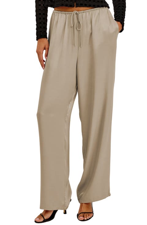 Virgo Drawstring Wide Leg Pants