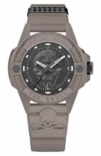 PHILIPP PLEIN The $kull Silicone Strap Watch, 44mm