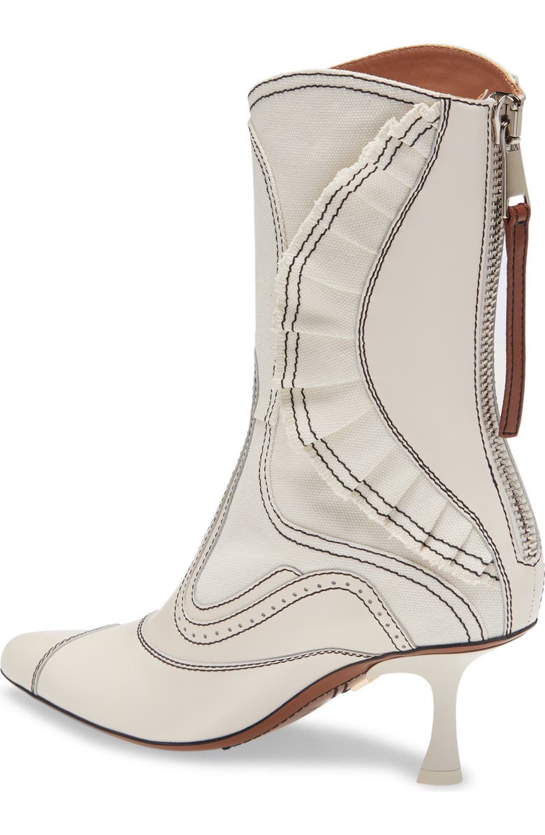 Zimmermann Ruffle Patchwork Bootie, Alternate, color,