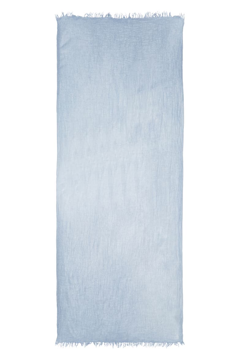 Cozy Crinkle Gauze Scarf, Alternate, color, DOLPHIN
