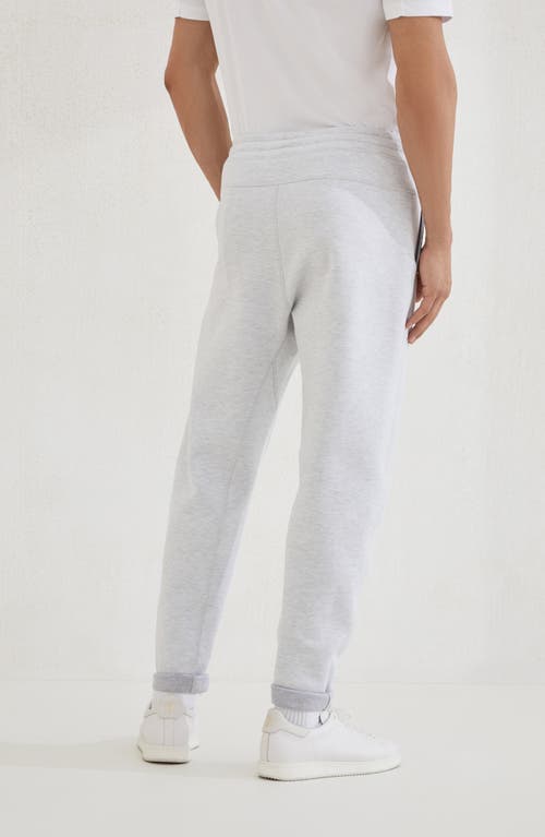 Brunello Cucinelli Double Cloth Trousers In White