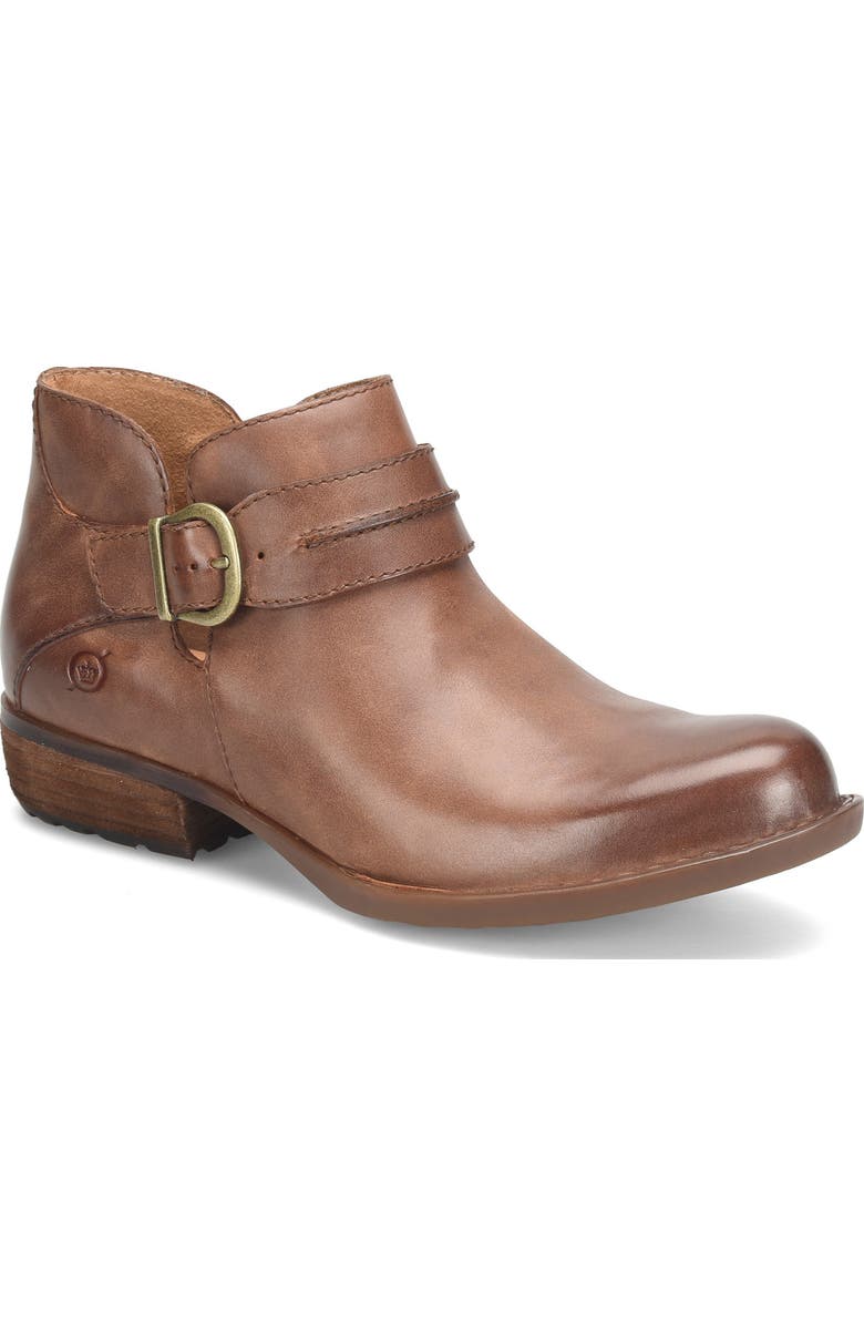 Børn Katie Zip Bootie, Main, color, Brown