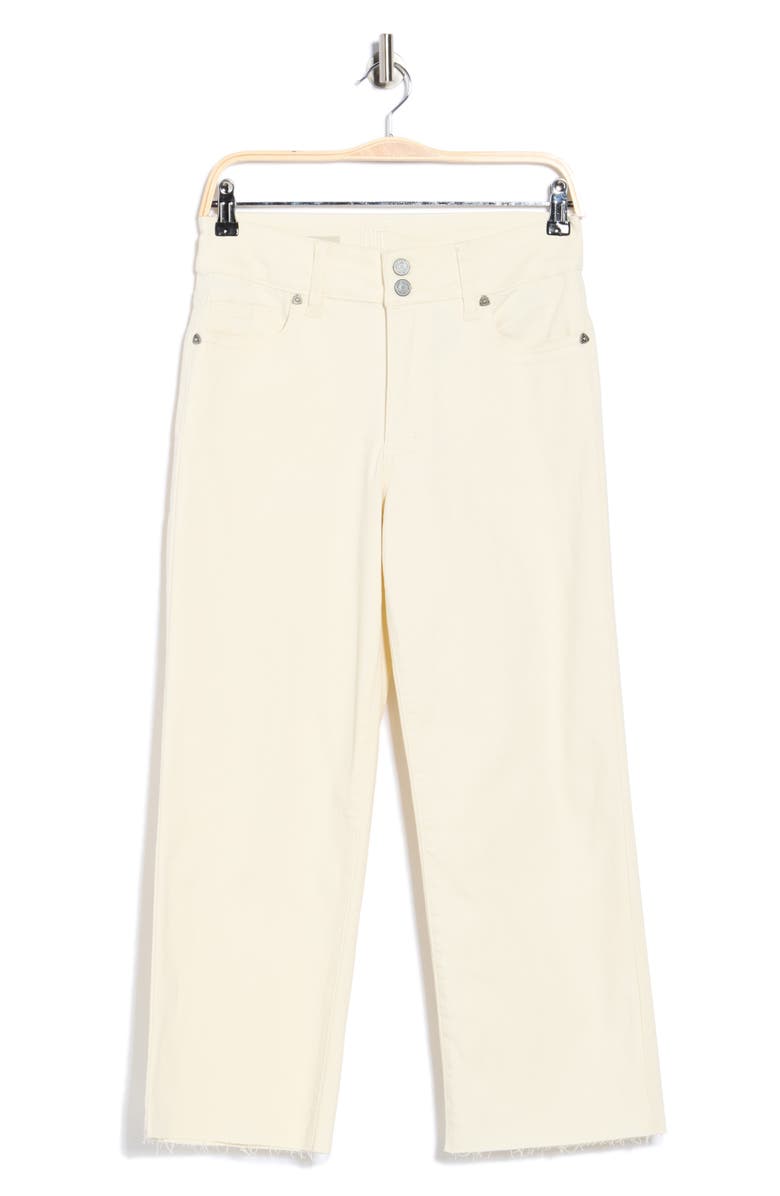 KUT from the Kloth Lucy Raw Hem Wide Leg Jeans, Main, color, Sand