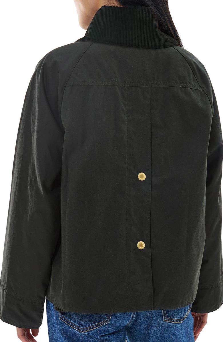 Barbour Catton Waxed Cotton Jacket, Alternate, color,