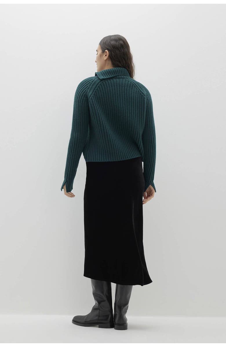 NAKED CASHMERE Aryana Cashmere Turtleneck, Alternate, color, Cypress