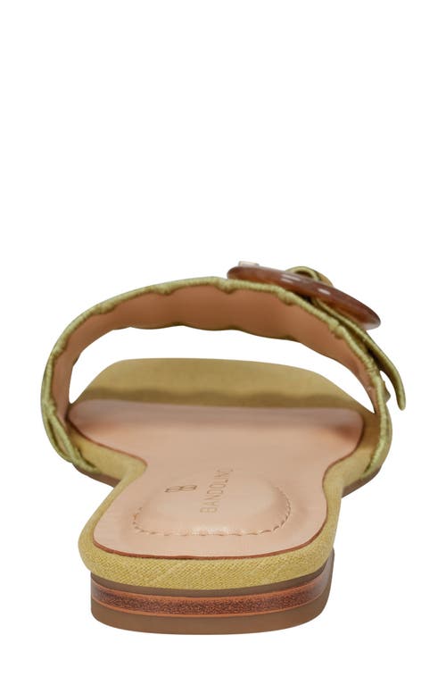 BANDOLINO BANDOLINO SILLA SCALLOP SLIDE SANDAL 