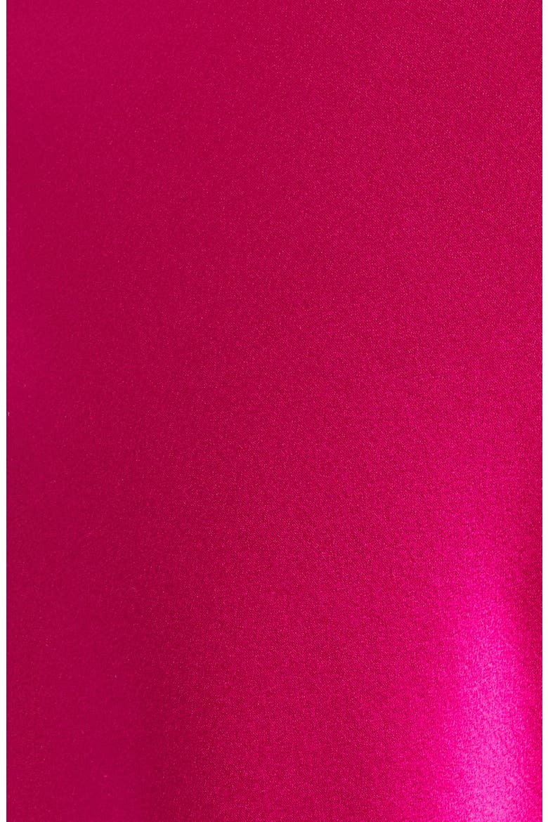 The Eve Halter Neck Silk Gown, Alternate, color, MAGENTA