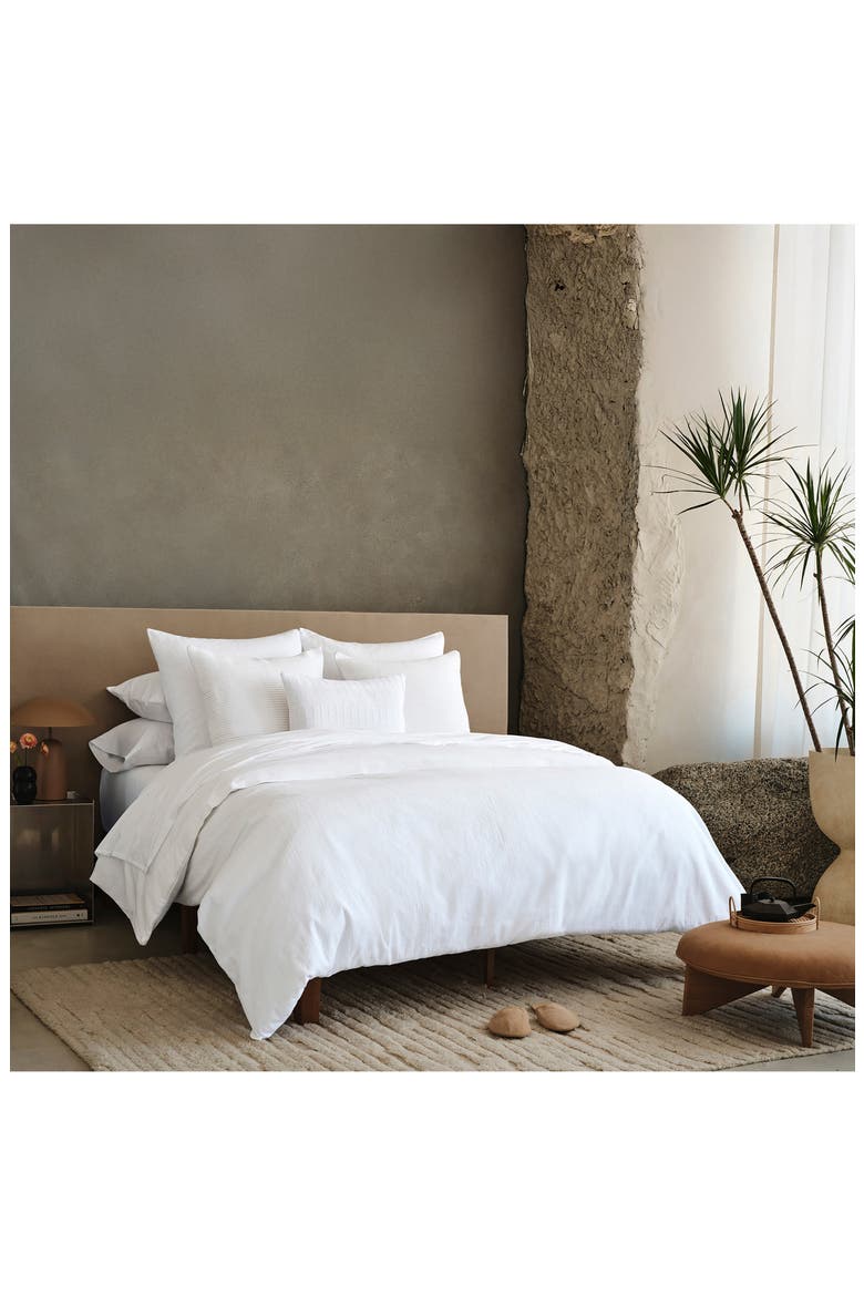 Toro Canyon Organic Cotton Duvet Cover, Alternate, color, ALPINE WHITE