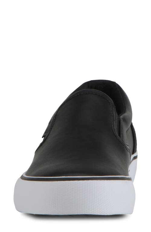 Lugz Clipper Slip-on Sneaker In Black/white
