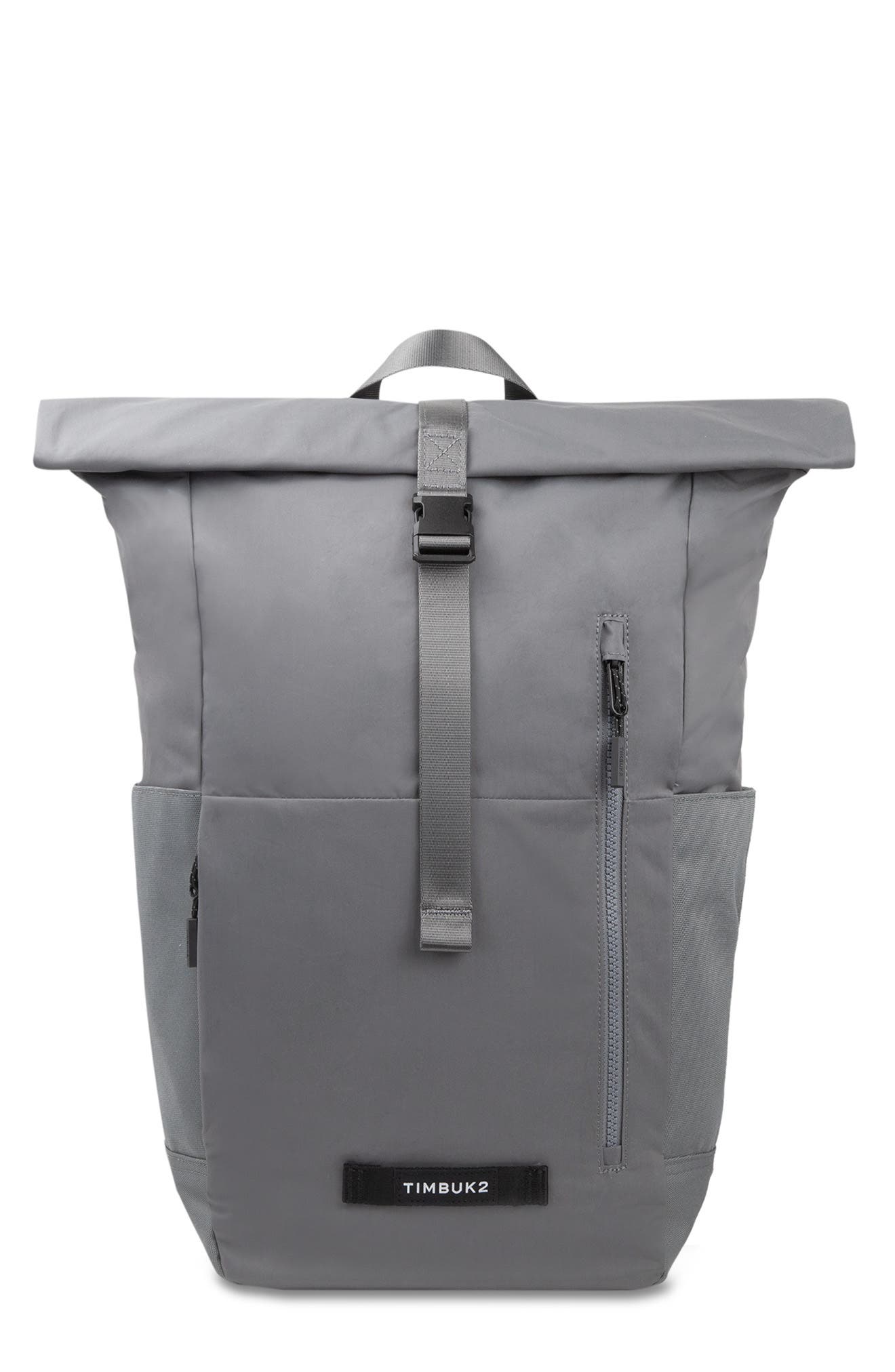 Tuck Laptop Backpack, Main, color, ECO GUNMETAL POP