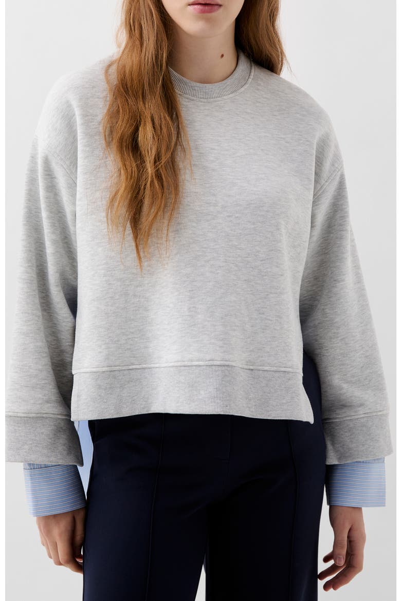 Shirt Sweater, Main, color, Greymelange