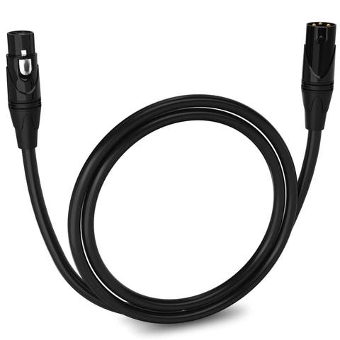 3 ft Balanced XLR Cable, Male to Female, 3 Pin Microphone Cable