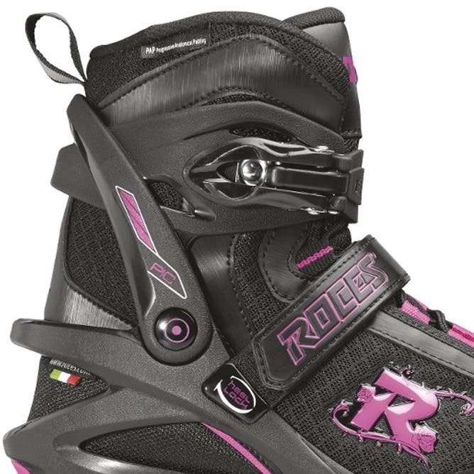 Roces PIC TIF Womens Inline Skates, Alternate, color, Black/Fuschia