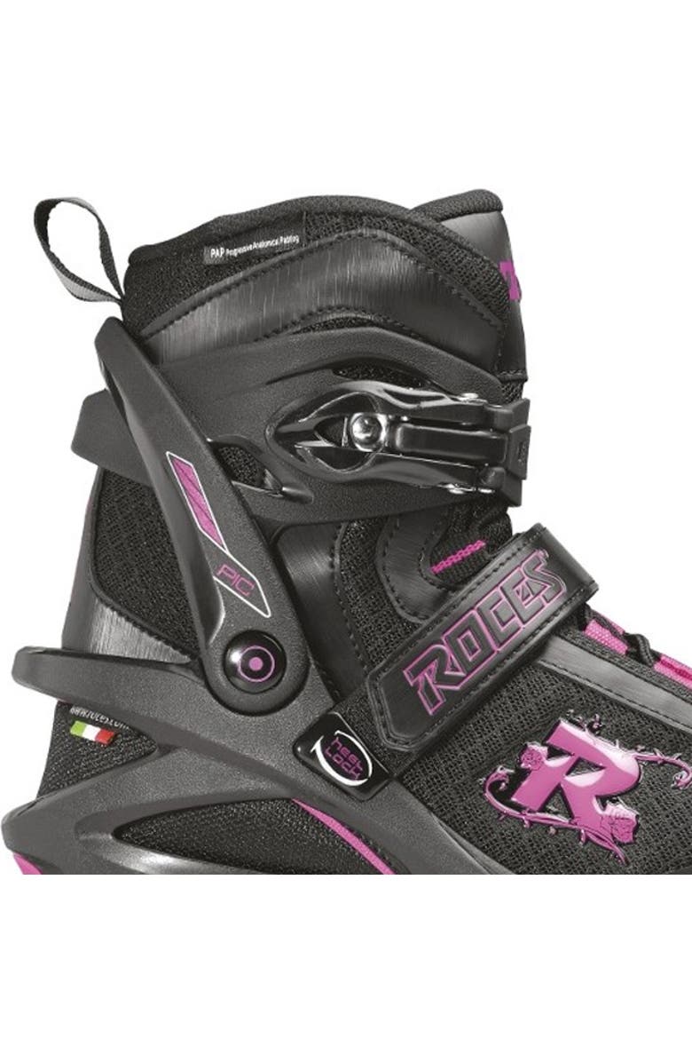 Roces PIC TIF Womens Inline Skates, Alternate, color, Black/Fuschia