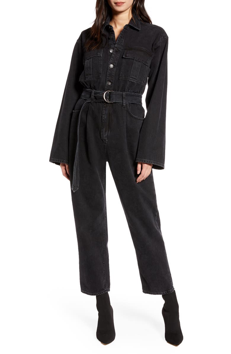 AGOLDE Tatum Cotton Denim Jumpsuit, Main, color, 