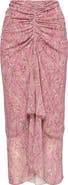 Veronica Beard Sira Metallic Thread Midi Skirt