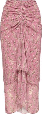 Veronica Beard Sira Metallic Thread Midi Skirt