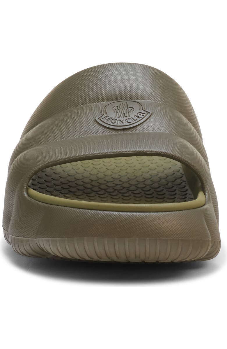 Moncler Lilo Slide Sandal, Alternate, color, Olive